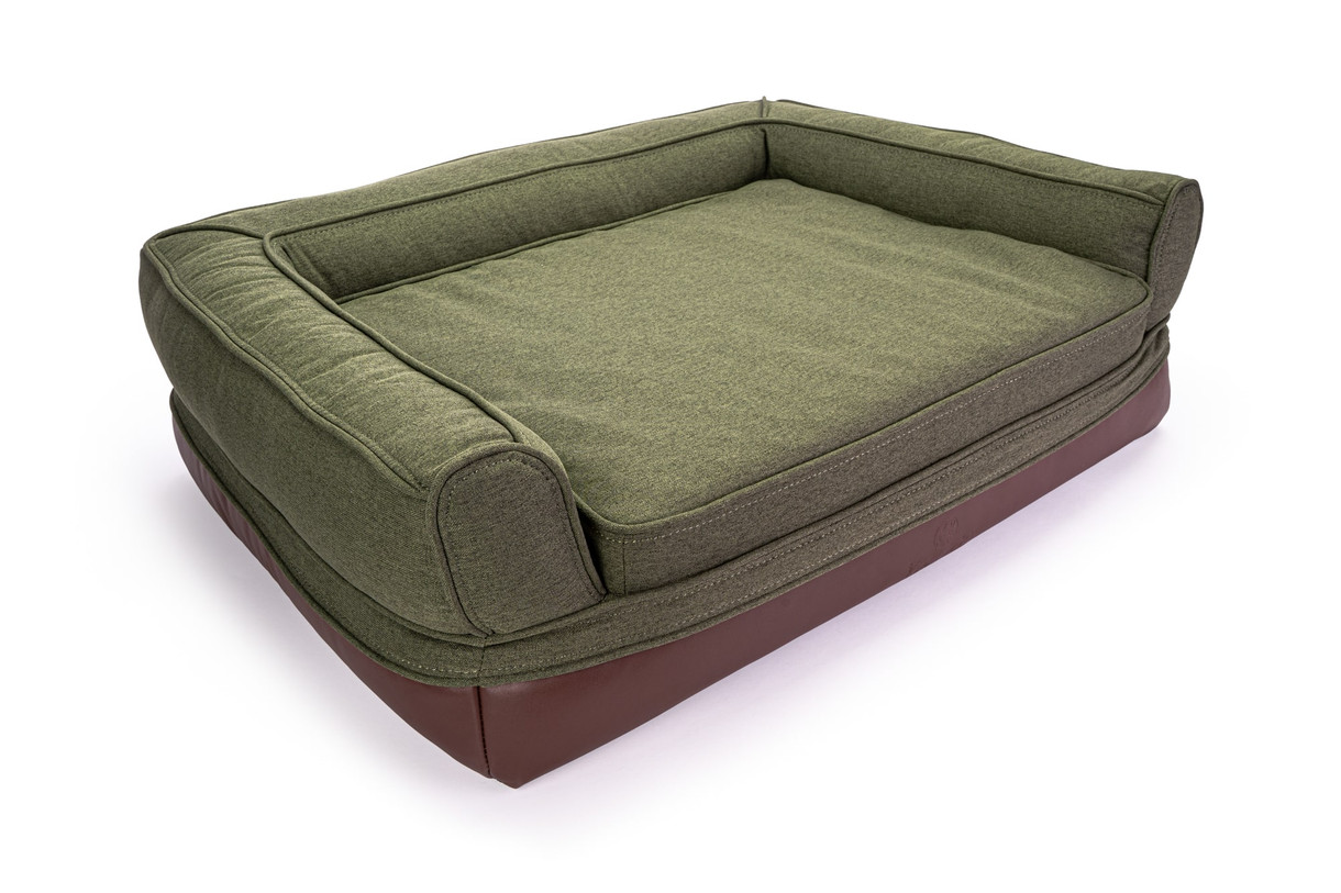 Nilo Lodge Bed - Olive Green