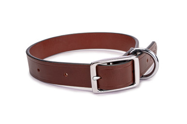 Core D Leather Collar - King Buck buckle closed