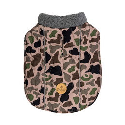 After Hunt Quilted Sherpa Jacket - King Buck camo top
