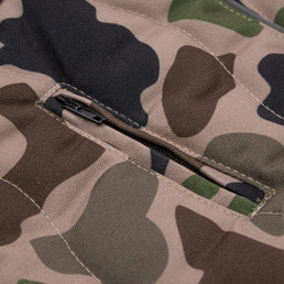 After Hunt Quilted Sherpa Jacket - King Buck camo closeup design