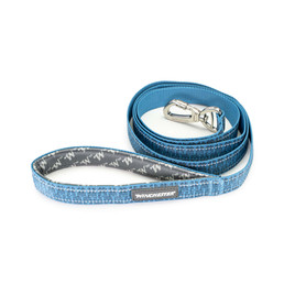 Deluxe Carabiner Leash 6-Foot - majolica coiled