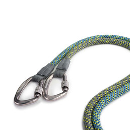 Deluxe Training Rope Leash 4-Foot - Winchester - all colors carabiner