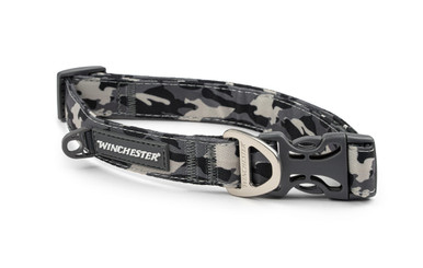 Designer Dog Collar - Winchester - Black Camo