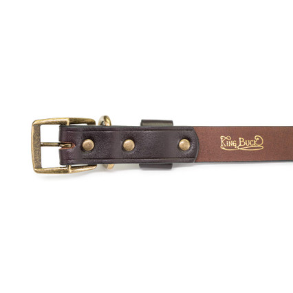 Buy King Buck's Premium Leather Collar for Hunting Dogs
