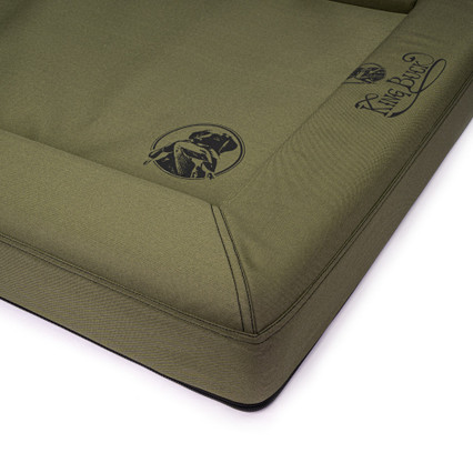 After Hunt Bed - King Buck olive green corner