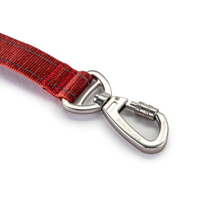 Deluxe Carabiner Leash 6-Foot - ketchup