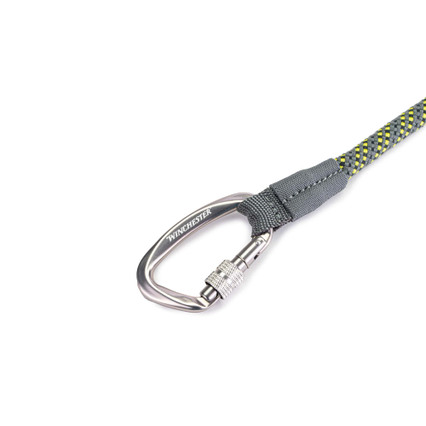 Deluxe Training Rope Leash 4-Foot - Winchester - stretch limo carabiner