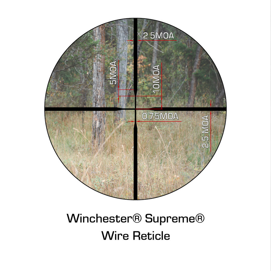 Winchester Supreme 4-12x44mm Scope: Precision & Durability