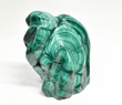 2.71" POLISHED MALACHITE FLAME Carving Self Standing Congo B232