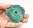 2.28" POLISHED MALACHITE BULLSEYE Eye Shilu Mine, China B292