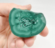 2.12" POLISHED MALACHITE STALACTITE Slice Shilu Mine, China B285