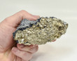 3.93" PYRITE CRYSTAL Cluster With Galena Sphalerite Huanzala Mine, Peru T431