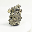 4.60" PYRITE CRYSTAL Cluster With Sphalerite Quartz Huanzala Mine, Peru T420