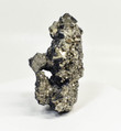4.60" PYRITE CRYSTAL Cluster With Sphalerite Quartz Huanzala Mine, Peru T420