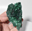 3.93" Chatoyant Fibrous MALACHITE Mindingi Mine, Congo Q727
