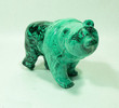 6.49" BEAUTIFUL POLISHED MALACHITE BEAR ANIMAL CARVING CONGO MC-78