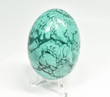 3.30" POLISHED MALACHITE EGG With Stand Congo E659