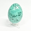 3.30" POLISHED MALACHITE EGG With Stand Congo E659