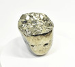 4.05" Polished PYRITE SKULL Huanzala mine, Peru T495