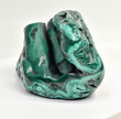 5.27" Polished MALACHITE STALACTITE Cluster Mindingi Mine, Congo Cm80