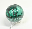 2.44" POLISHED MALACHITE SPHERE With Stand - Congo - E673