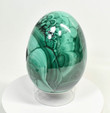6.57" POLISHED MALACHITE EGG With Stand 10.8 Pounds - Congo - E662
