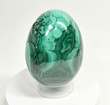 6.57" POLISHED MALACHITE EGG With Stand 10.8 Pounds - Congo - E662