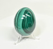 2.32" POLISHED MALACHITE EGG With Stand - Congo - E679