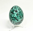 2.32" POLISHED MALACHITE EGG With Stand - Congo - E679