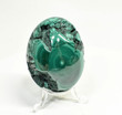 2.79" POLISHED MALACHITE EGG With Stand No Filler - Congo - E681