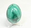 2.79" POLISHED MALACHITE EGG With Stand No Filler - Congo - E681