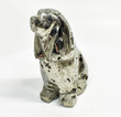 3.34" Polished PYRITE DOG Animal Carving Huanzala mine, Peru T500