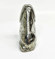 2.87" Polished PYRITE DOG Animal Carving Huanzala mine, Peru T501