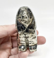 2.87" Polished PYRITE DOG Animal Carving Huanzala mine, Peru T501