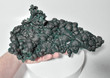 11.41" Excellent FIBROUS MALACHITE FORMATION Mindingi Mine, Congo Q759