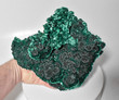 8.07" Excellent Chatoyant Fibrous MALACHITE Mindingi Mine, Congo Q760