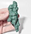 3.93" MALACHITE CRYSTAL CLUSTER With Stand Mindingi Mine, Congo Q745