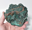 4.44" Chatoyant Fibrous MALACHITE STALACTITE VUG Mindingi Mine, Congo Q739