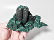 4.44"MALACHITE STALACTITE CLUSTER Mindingi Mine, Congo Q742
