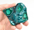 3.38" POLISHED BULLSEYE "Blue" MALACHITE Congo B296