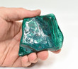3.38" POLISHED BULLSEYE "Blue" MALACHITE Congo B296