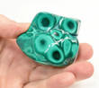 2.55" POLISHED BULLSEYE MALACHITE Congo B299
