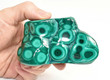 4.25" POLISHED BULLSEYE MALACHITE Congo B312