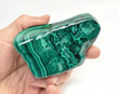 4.25" POLISHED BULLSEYE MALACHITE Congo B312
