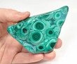 3.74" POLISHED BULLSEYE MALACHITE Congo B297