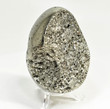 3.18" POLISHED PYRITE EGG With Stand Huanzala mine, Peru T521