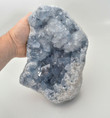 10.03" Beautiful CELESTITE GEODE CELESTINE 13.80 Pounds - Madagascar P348