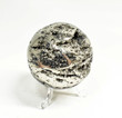 2.67" POLISHED PYRITE SPHERE With Stand Huanzala mine, Peru T526