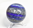 2.12" POLISHED LAPIS LAZULI Sphere With Stand Afghanistan S382