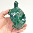 5.19" Polished MALACHITE TURTLE BOWL Carving Congo CM111